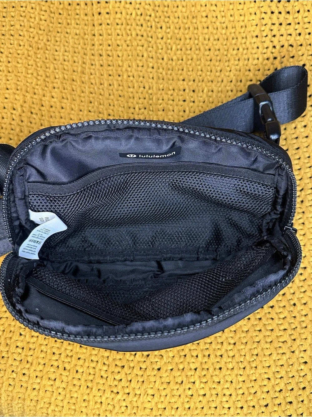 lululemon athletica Black Crossbody/ Waist Pack